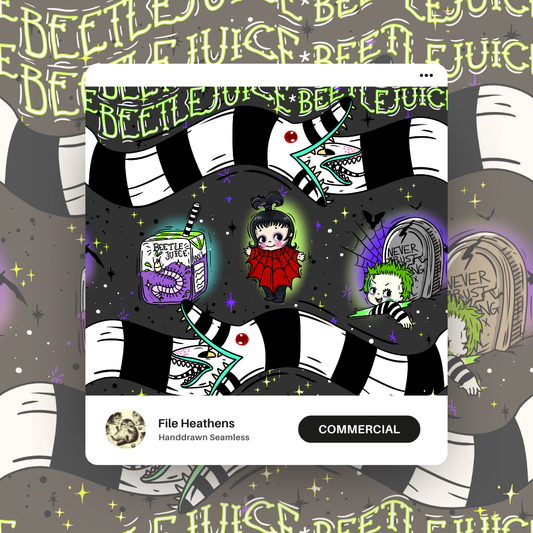 Beetleguy Halloween Stripes Seamless File