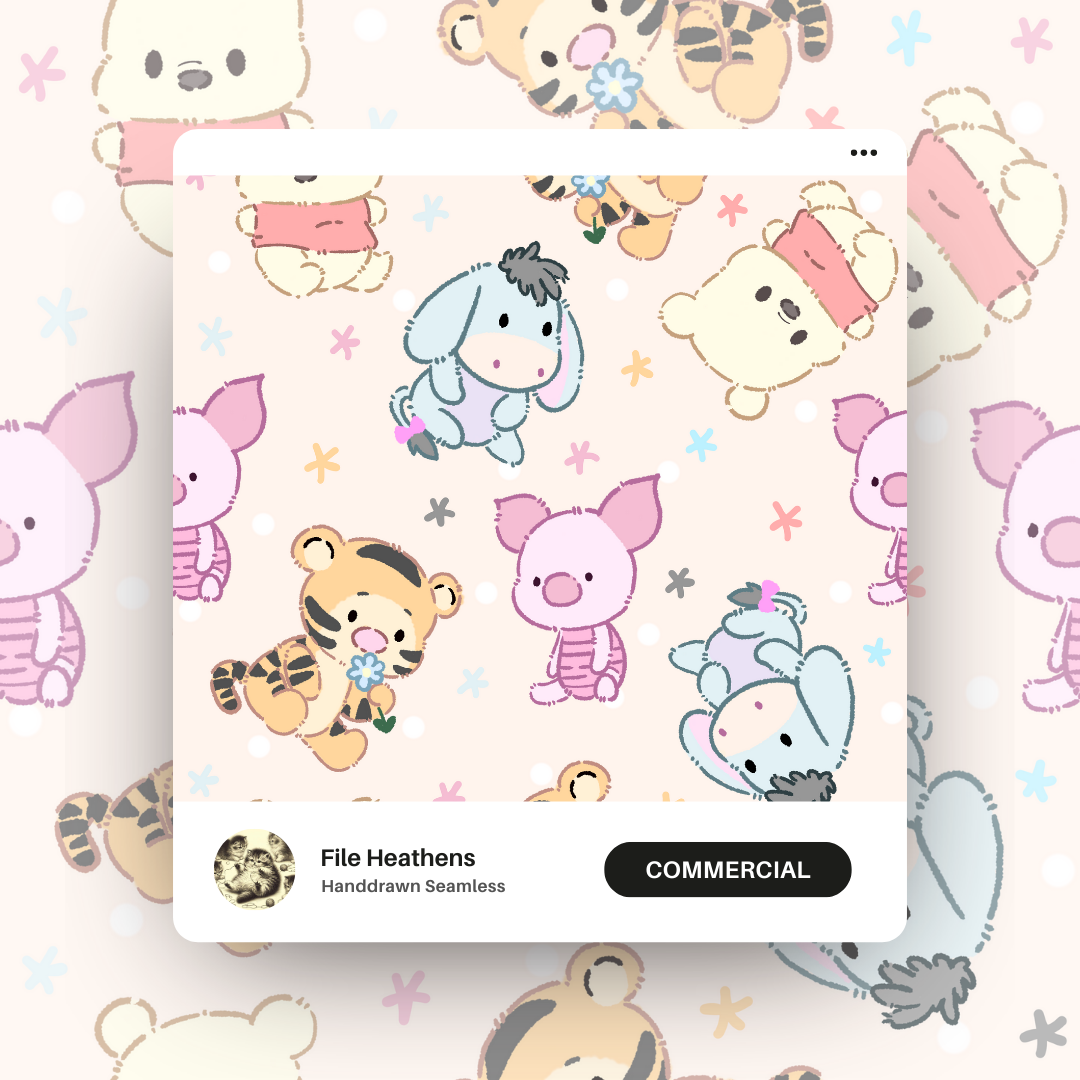 Baby Winnie and Friends Seamless File