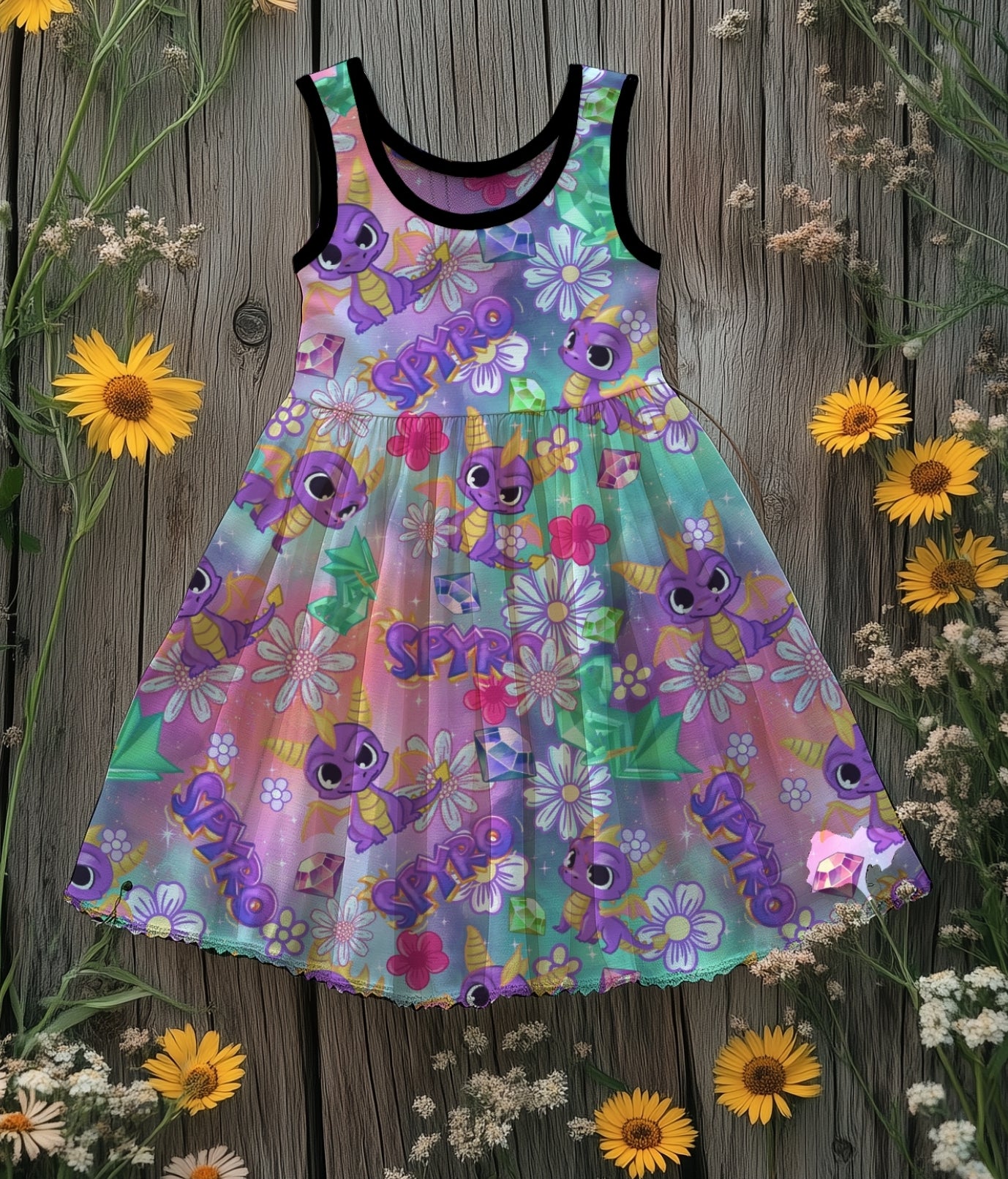 Spyro Floral Vintage Game Seamless File