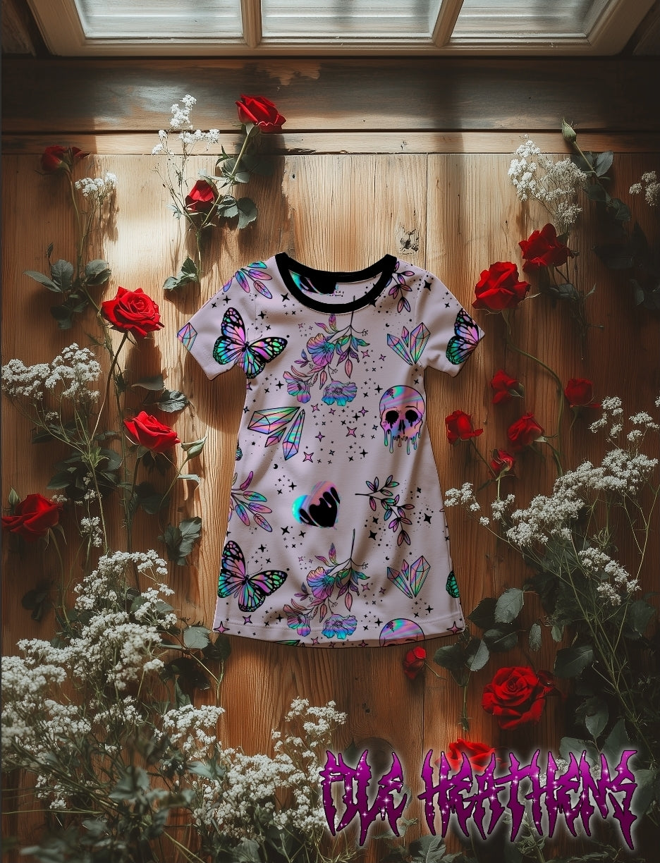 Holo Tie Dye Skulls Handdrawn Seamless File VAULT