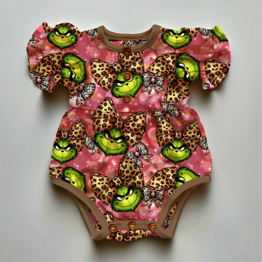 Glitter Grinch Christmas Seamless File