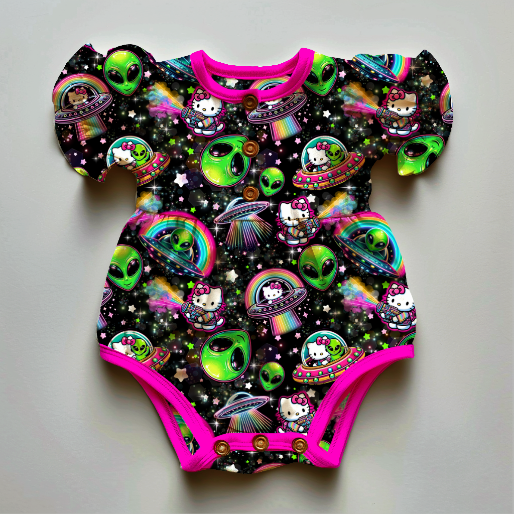 Aliens HK Kitty Lisa Frank Seamless File