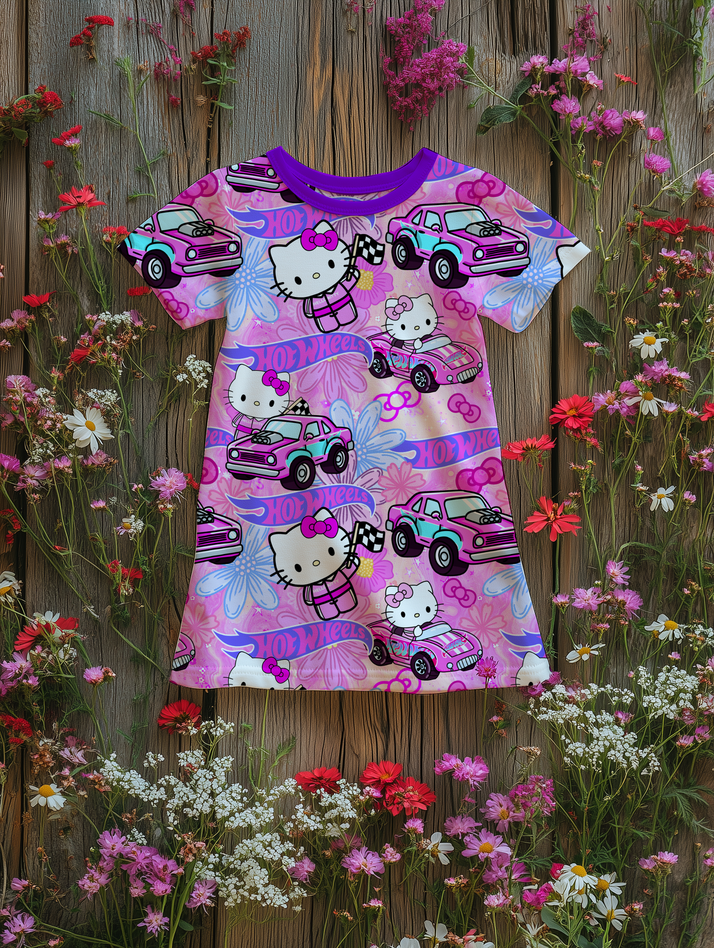 HK Hot Wheels Handdrawn Seamless File