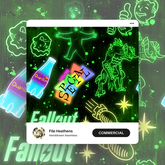 FALLOUT Pip Boy Green Seamless File