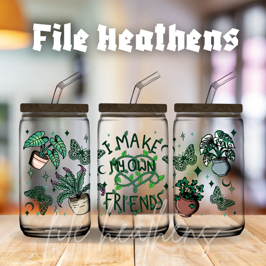 Tattoo Flash Plants Libbey Cup Wrap