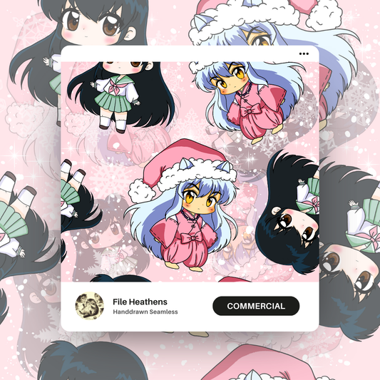 Inuyasha x Kagome Christmas Seamless File