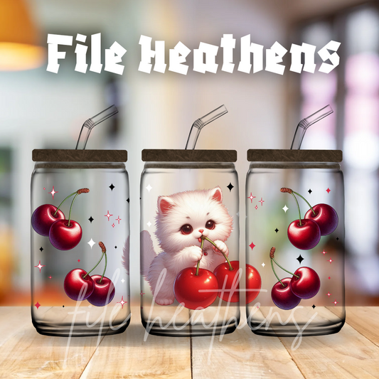 Cherry Kitty Cup Wrap
