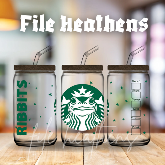 Frog Ribbits Starbucks Cup Wrap