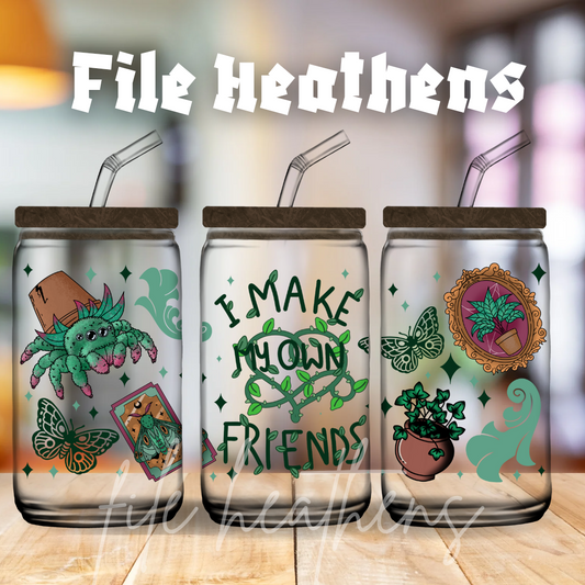 Plant Life Handdrawn Libbey Cup Wrap
