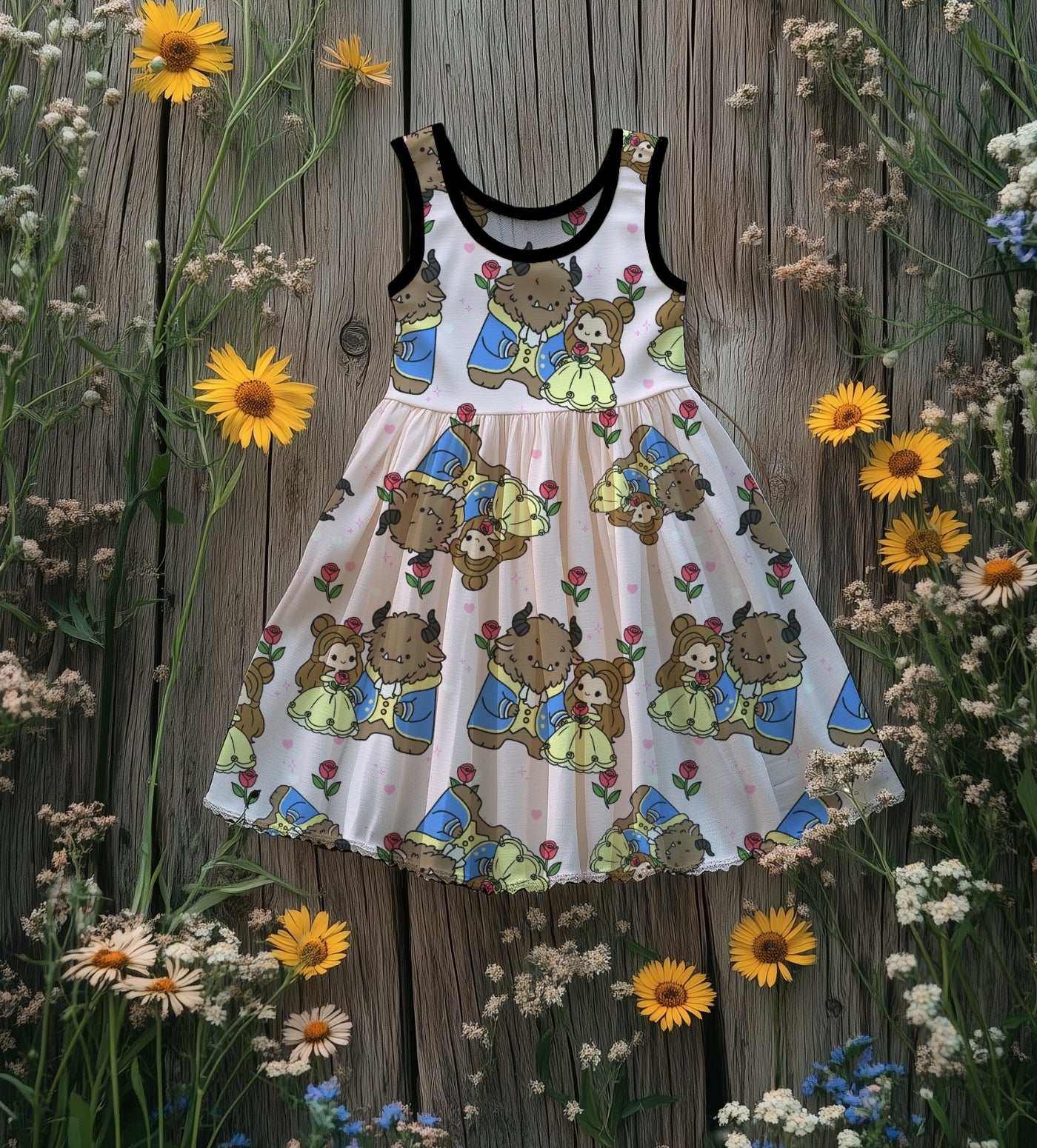 Beauty and Beast CUTE Romance Seamless File