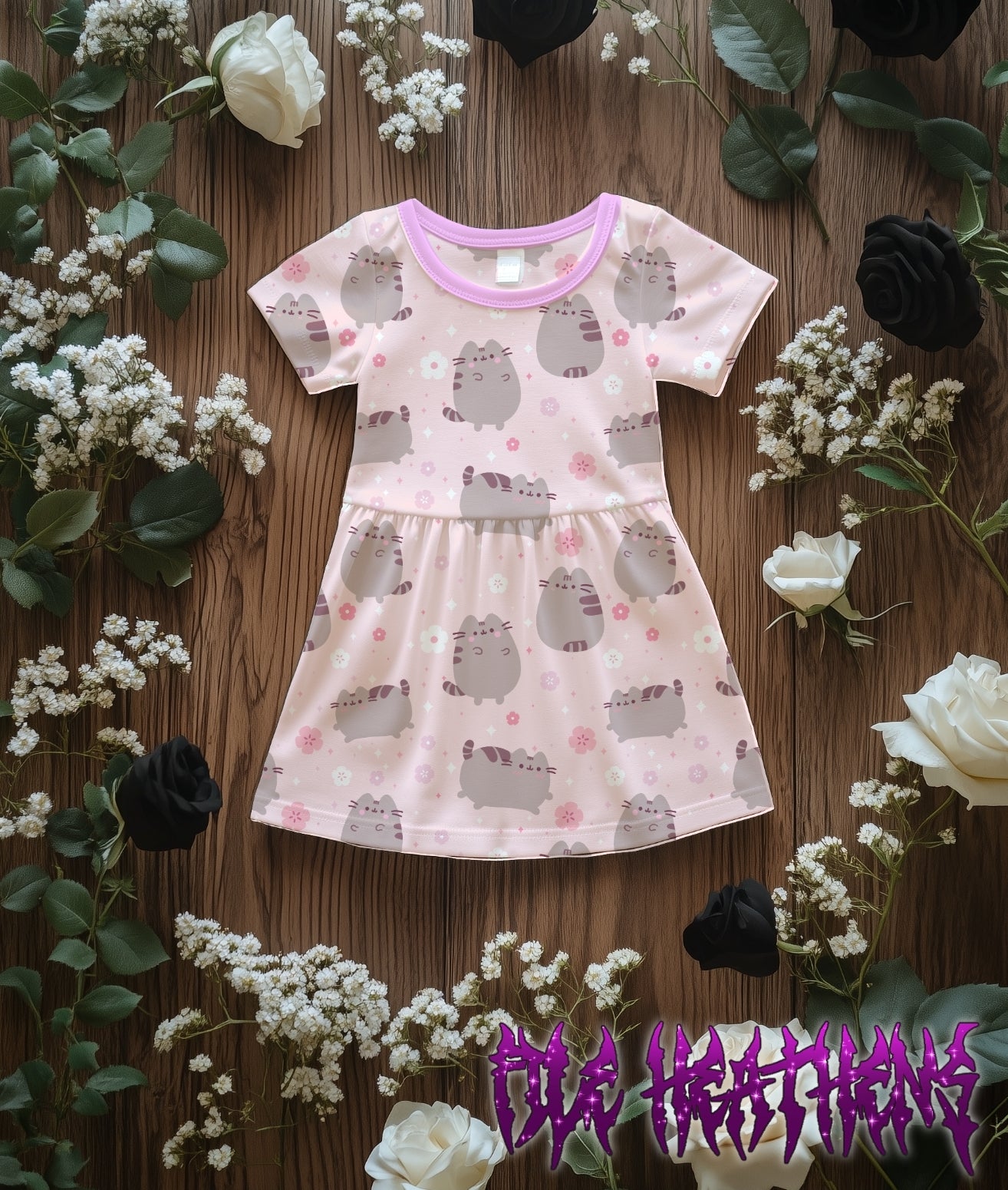 Pusheen Spring Time Sakura Seamless File