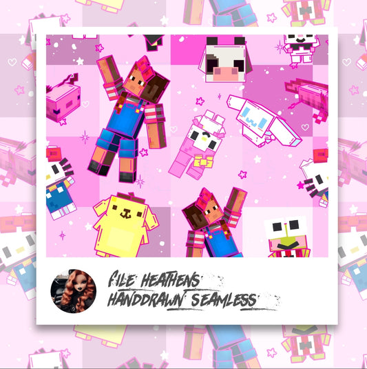 HK Vanilla Minecraft Handdrawn Seamless File
