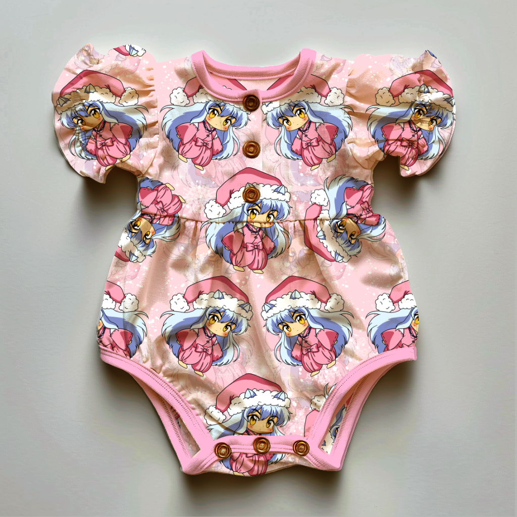 Inuyasha Pink Christmas Seamless