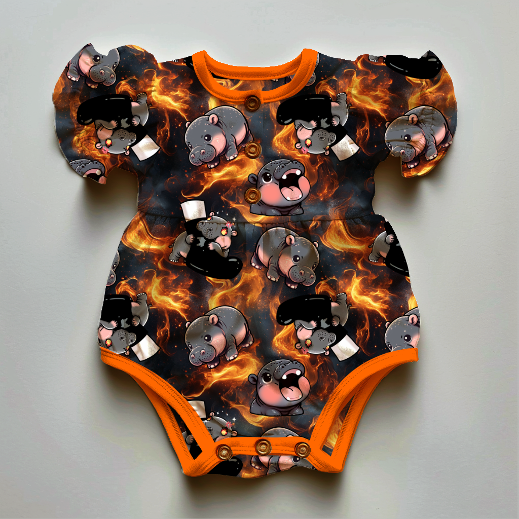 Rage Hippo Meme Handdrawn Seamless File